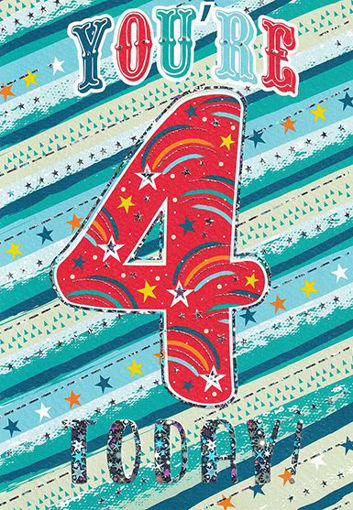 Picture of 4 TODAY BIRTHDAY CARD